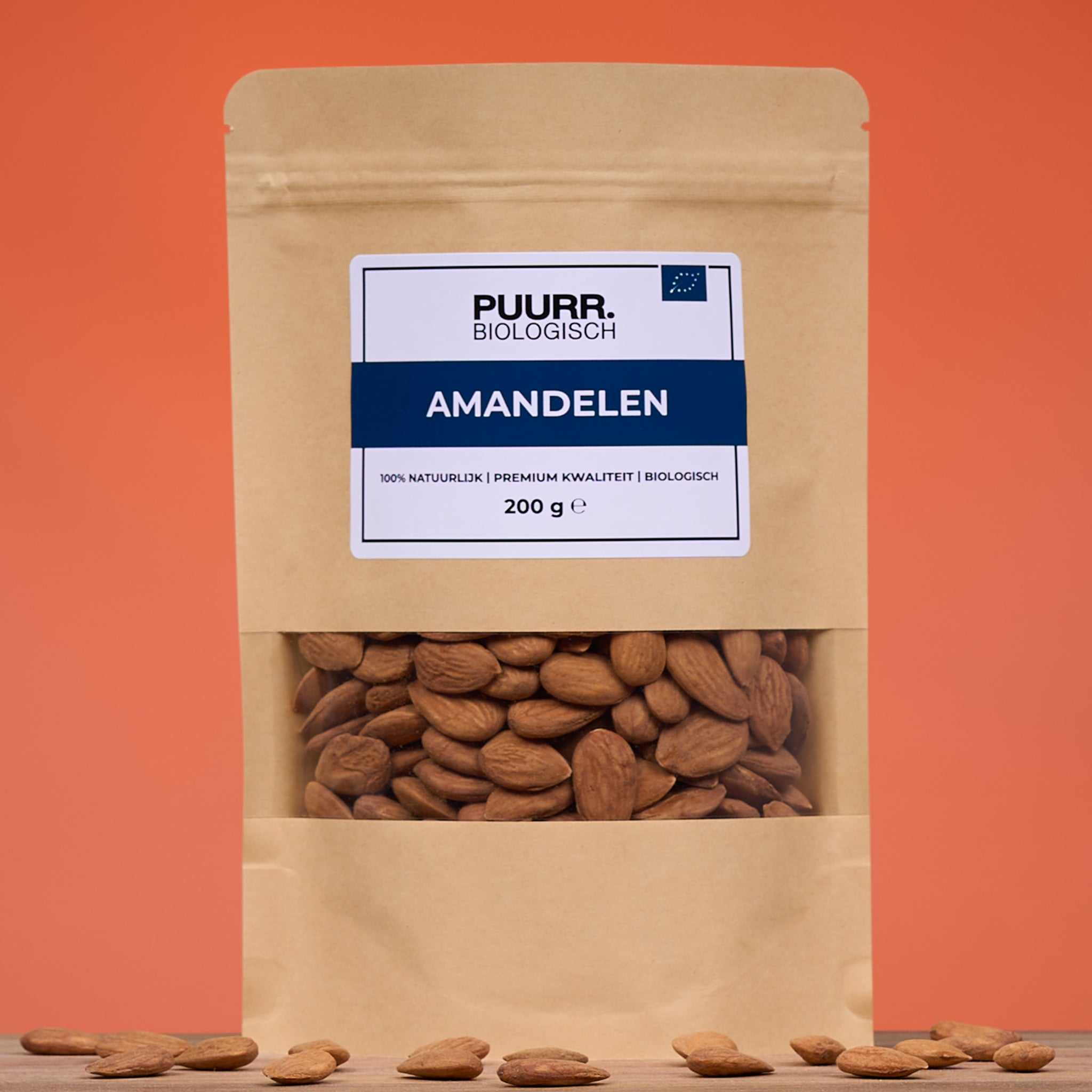 Premium Biologische Amandelen - Ongebrand