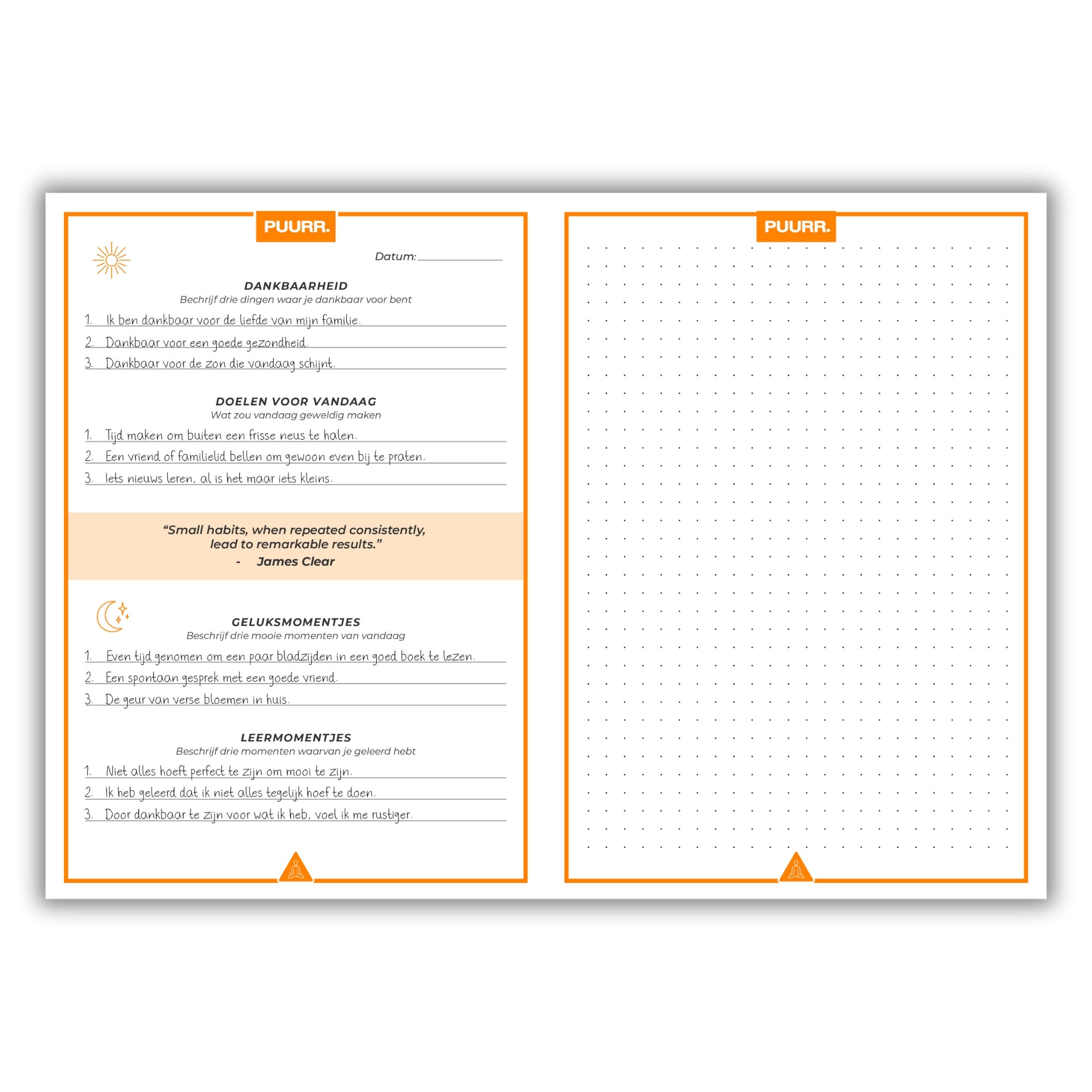 Daily / Bullet Journal A4 - Gratis Download - PUURR.