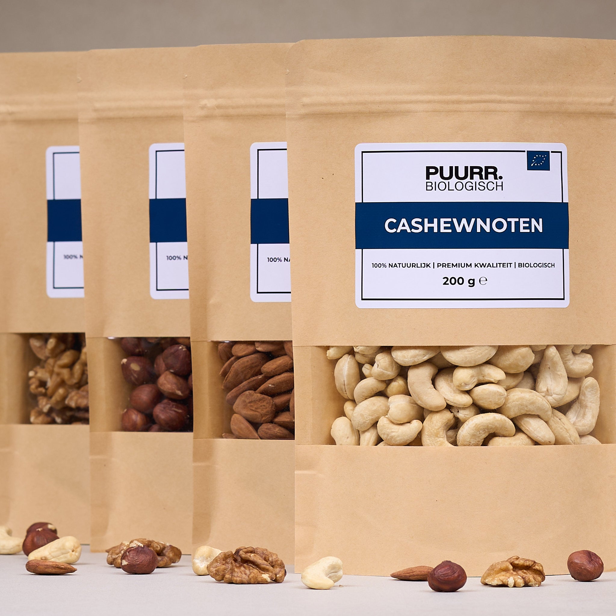 Premium Biologische Noten Voordeelpakket | 4 x 1 kg |