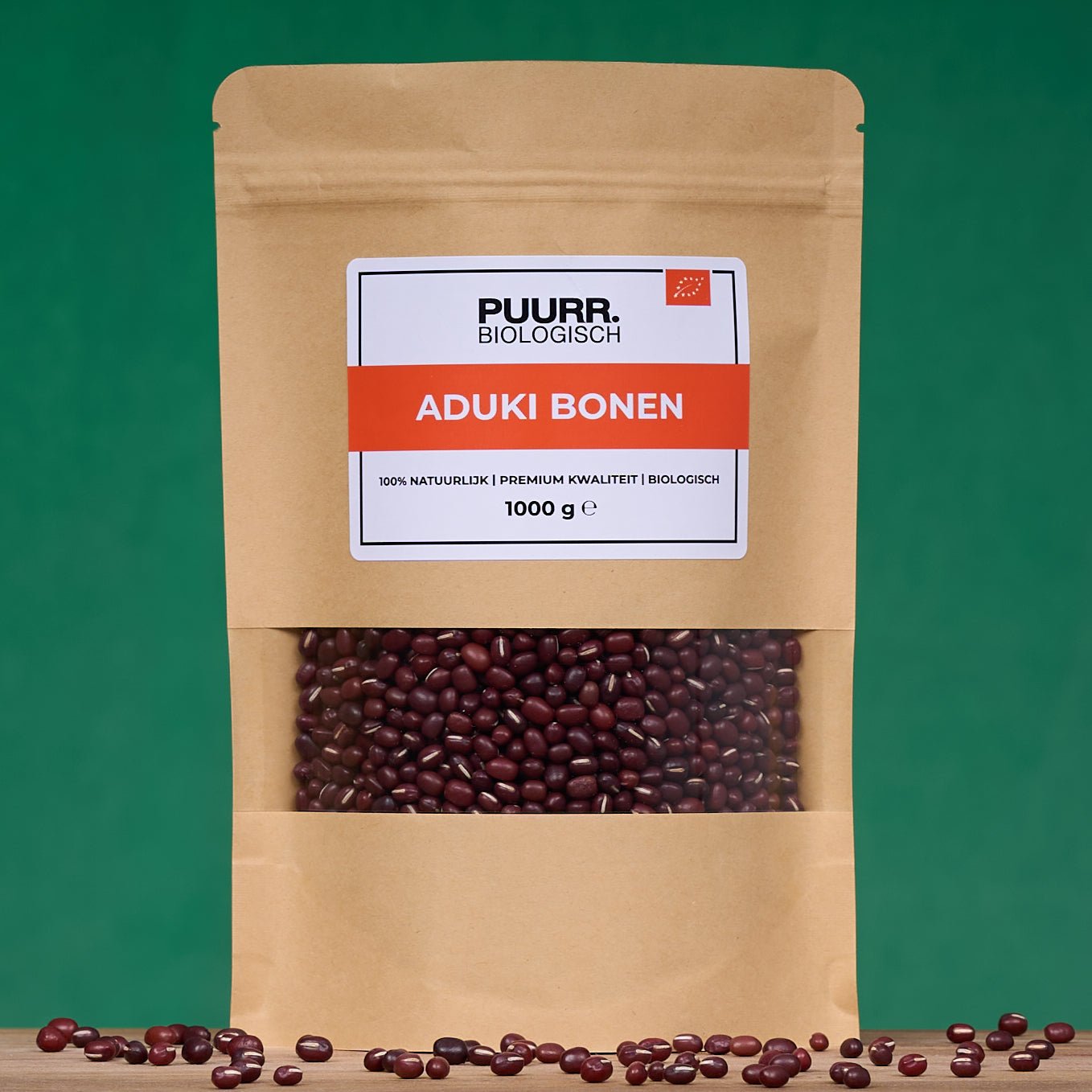 Premium Biologische Aduki Bonen - 1 Kg - PUURR.