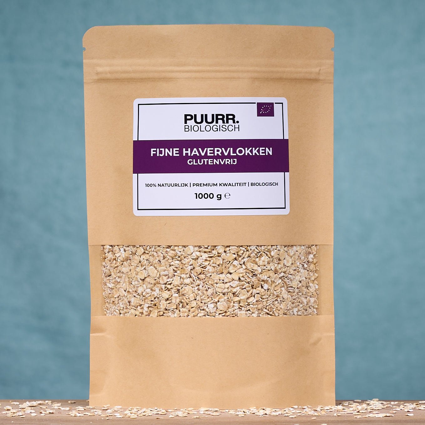 Premium Biologische Fijne Havervlokken - PUURR.