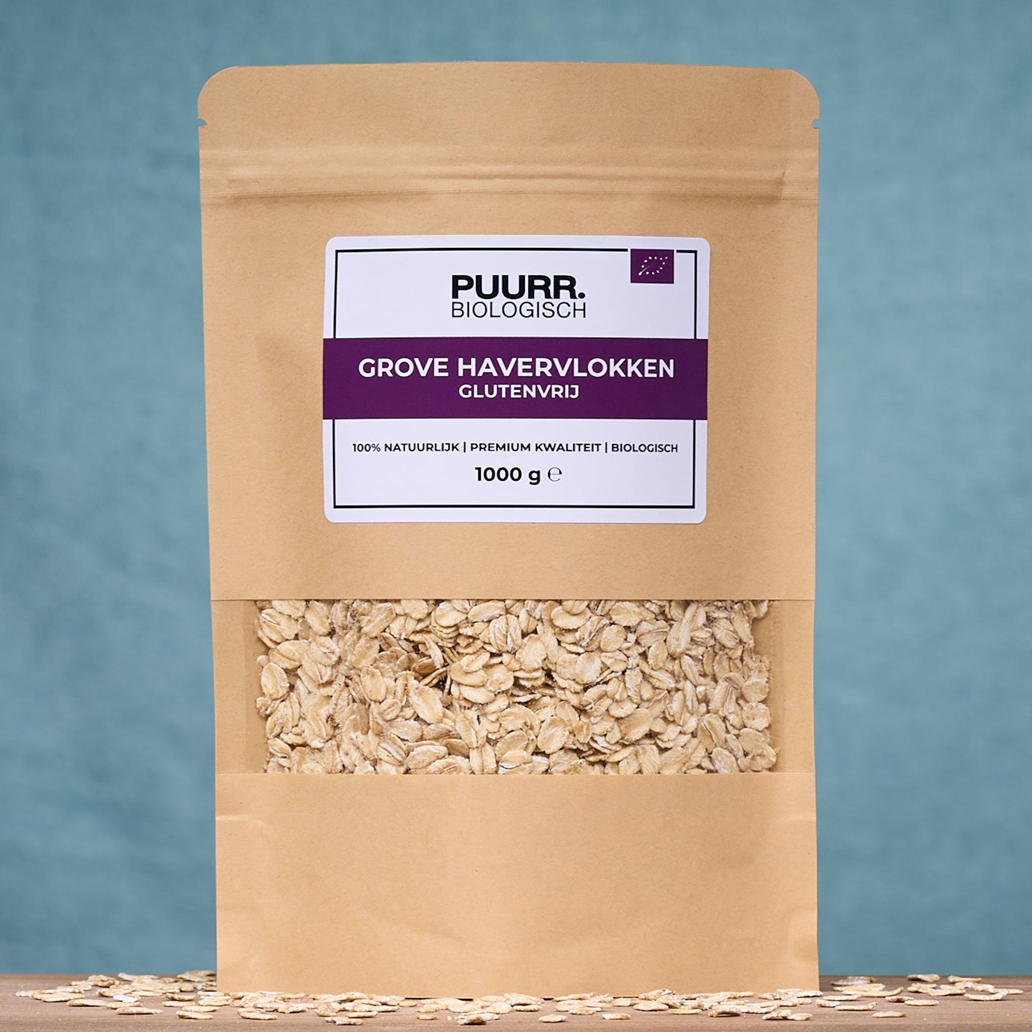 Premium Biologische Grove Havervlokken - PUURR.