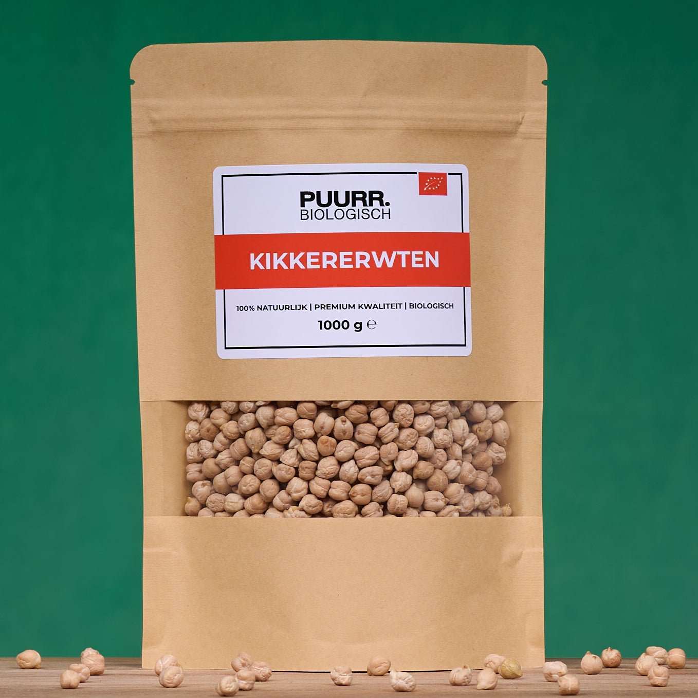 Premium Biologische Kikkererwten 1 Kg - PUURR.