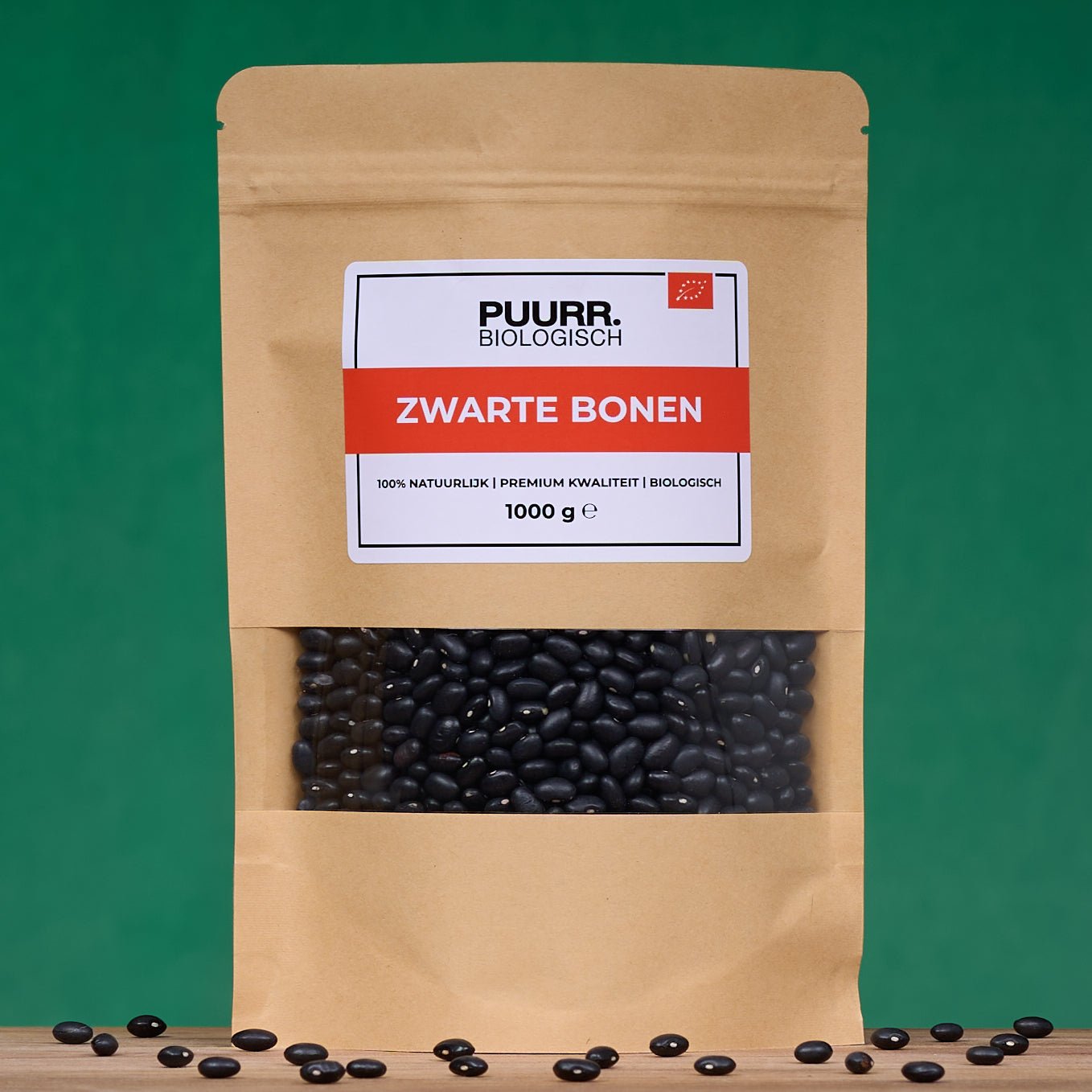 Premium Biologische Zwarte Bonen - 1 Kg - PUURR.